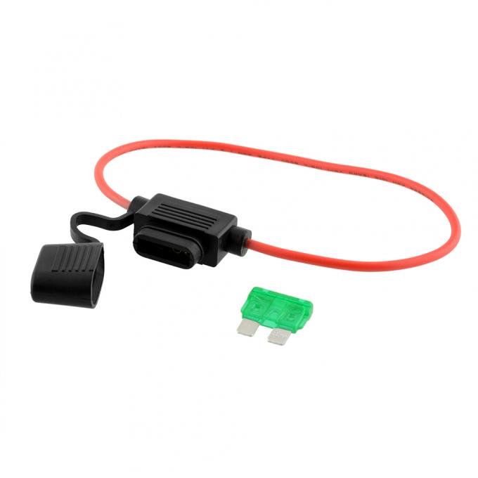 IP65 Fuse holder |edgar-wireharness|IATF16949|harness factory|automotive wiring|14 AWG Wire In-line Car fuse holder
